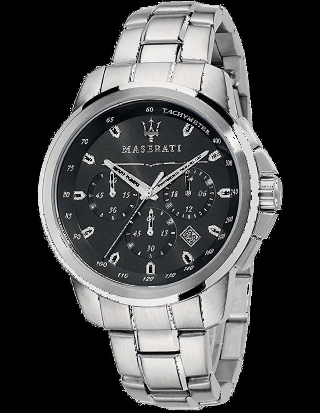 Montre Maserati R8873621001 homme cadran noir bracelet acier inoxydable