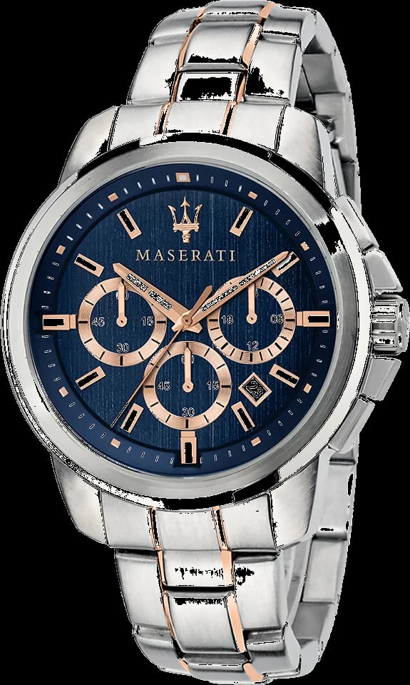 Montre Maserati R8873621008 homme cadran bleu bracelet acier inoxydable