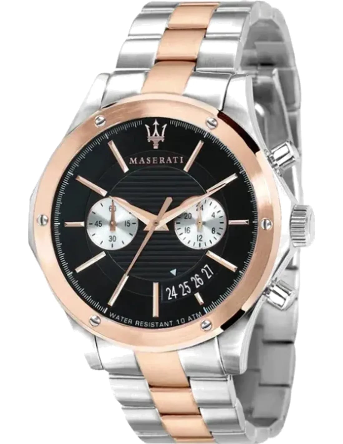 Montre Maserati R8873627004 homme cadran noir bracelet acier