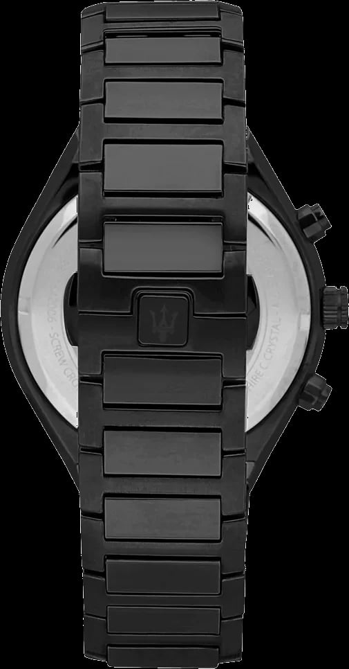 Montre Maserati R8873642005 homme détail cadran noir