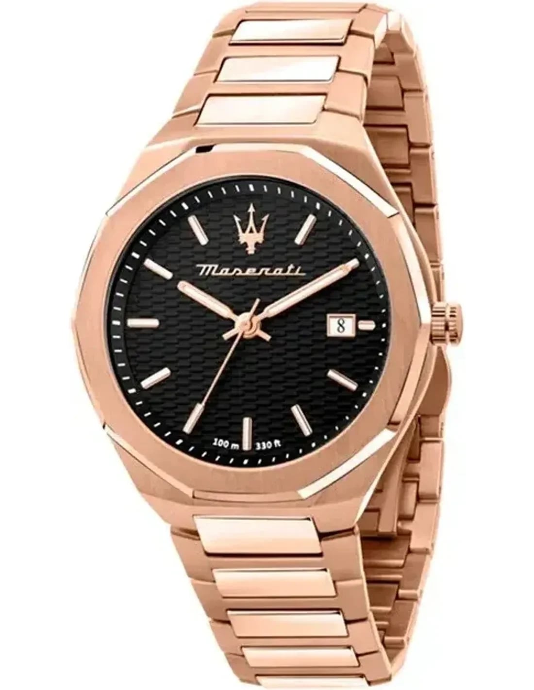 Montre Maserati R8873642007 homme cadran noir bracelet acier inoxydable