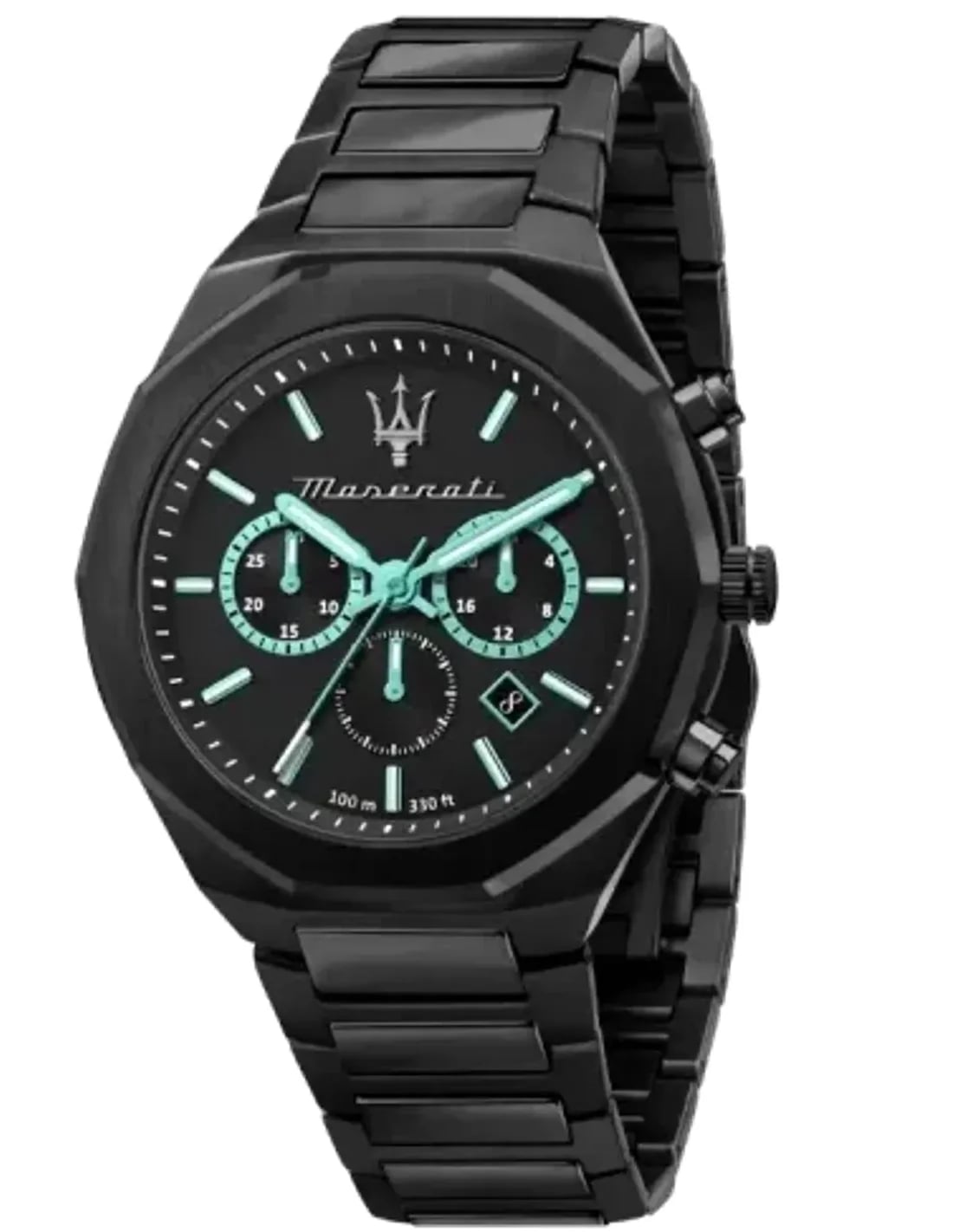 Montre Maserati R8873644001 homme cadran noir bracelet acier inoxydable