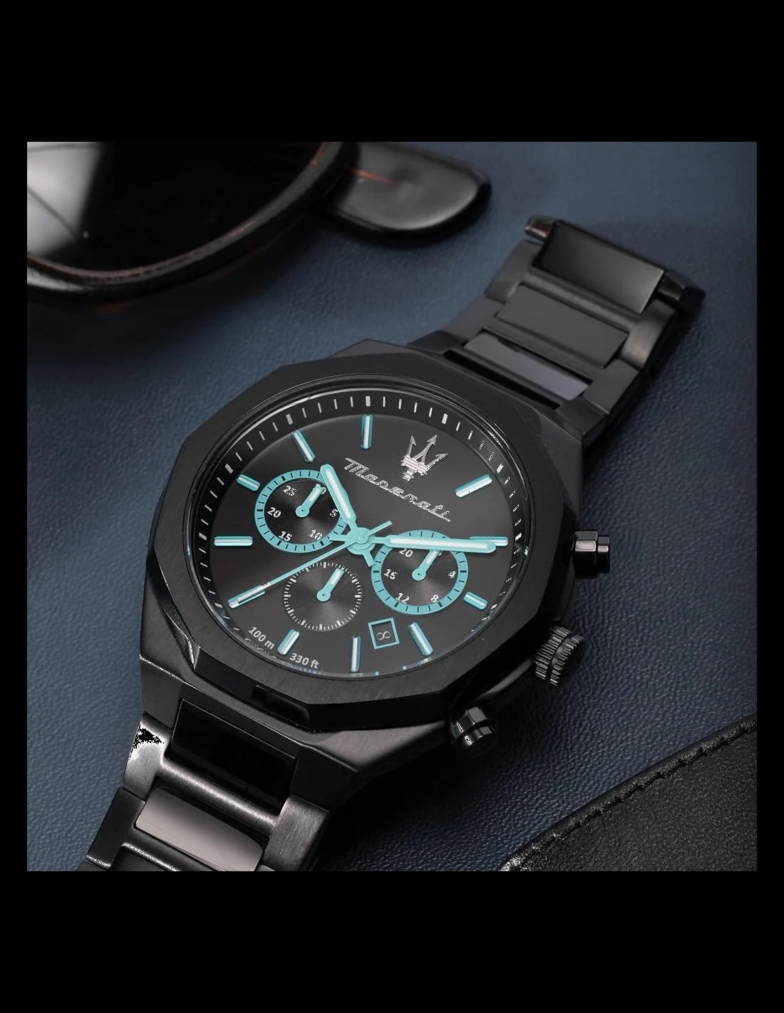 Montre Maserati R8873644001 homme verso boîtier noir