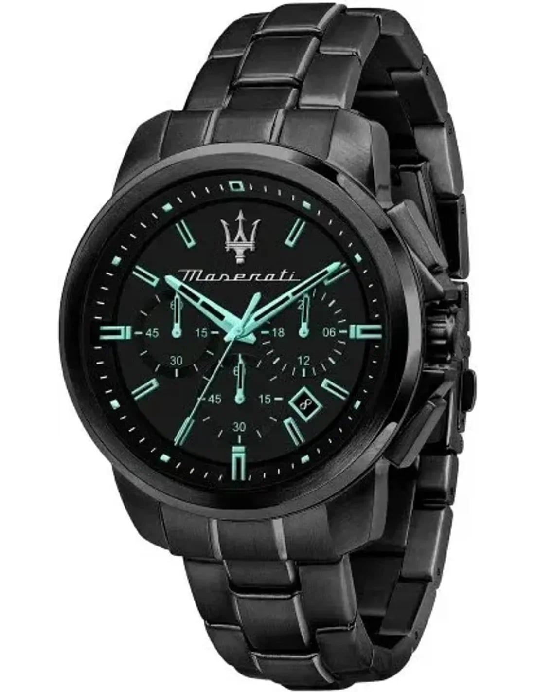 Montre Maserati R8873644003 homme cadran noir bracelet acier