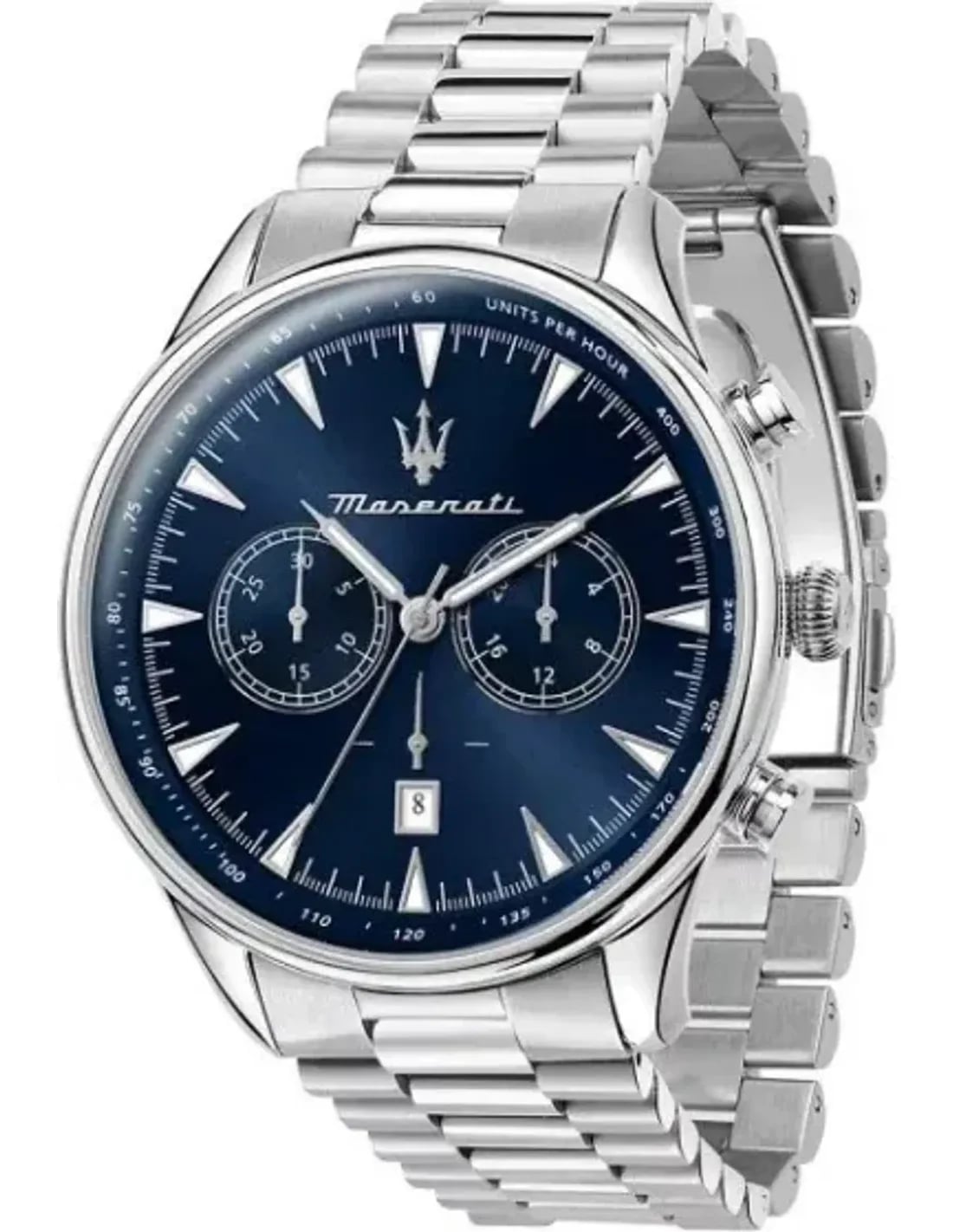 Montre Maserati R8873646005 homme cadran bleu bracelet acier inoxydable