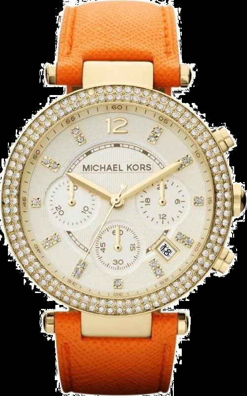 Montre Michael Kors MK2279 femme cadran doré bracelet cuir
