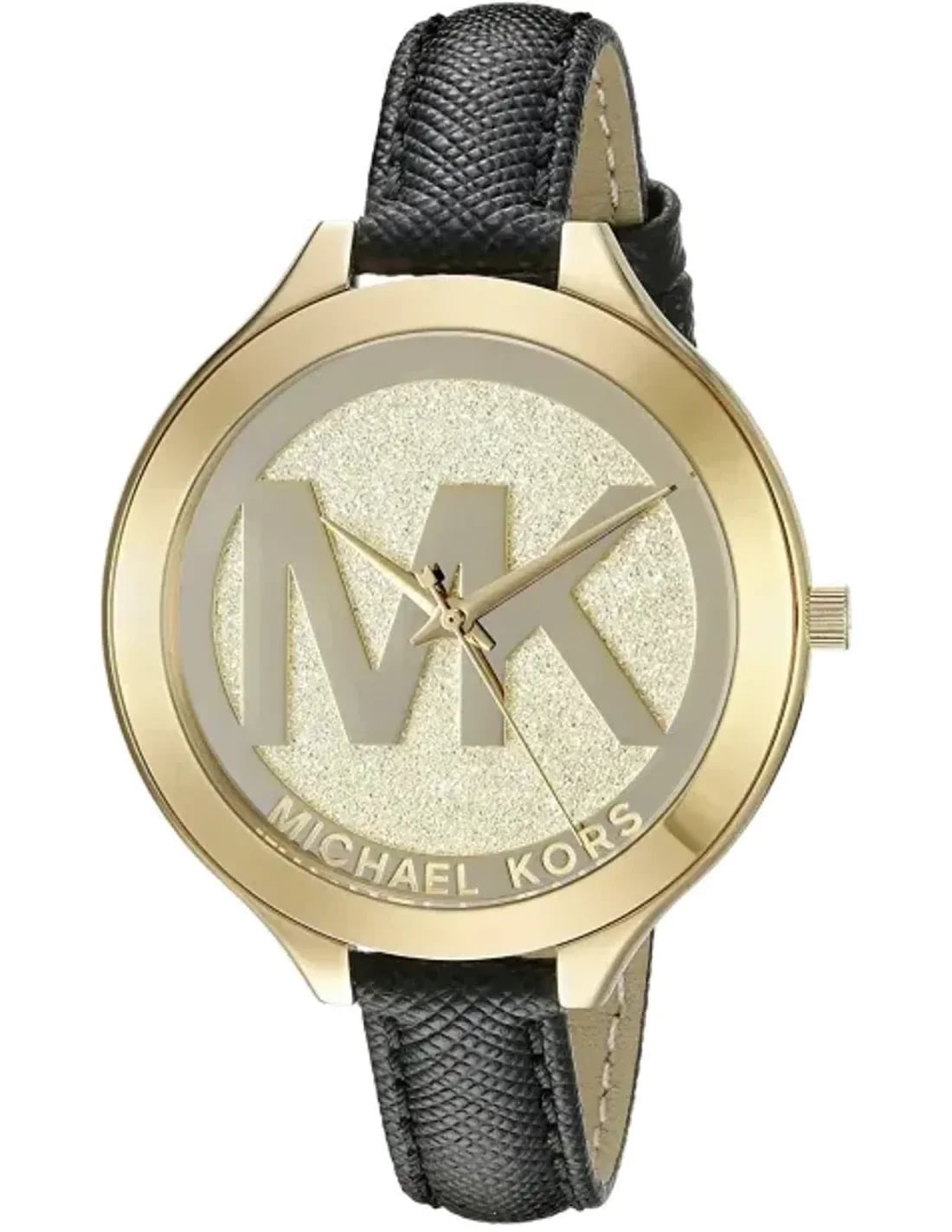 Montre Michael Kors MK2392 femme cadran doré bracelet cuir