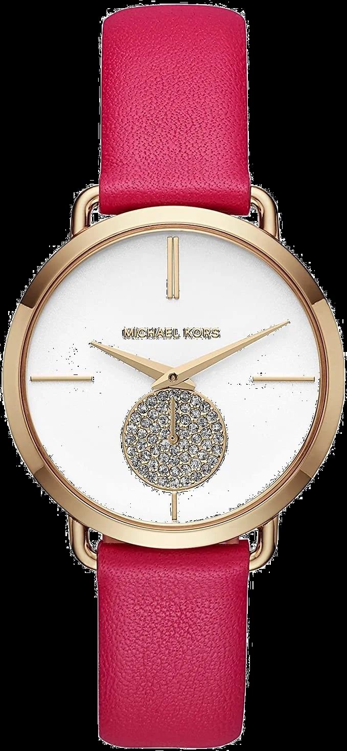 Montre Michael Kors MK2710 femme cadran blanc bracelet cuir