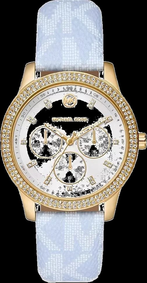 Montre Michael Kors MK2965 femme cadran blanc bracelet cuir