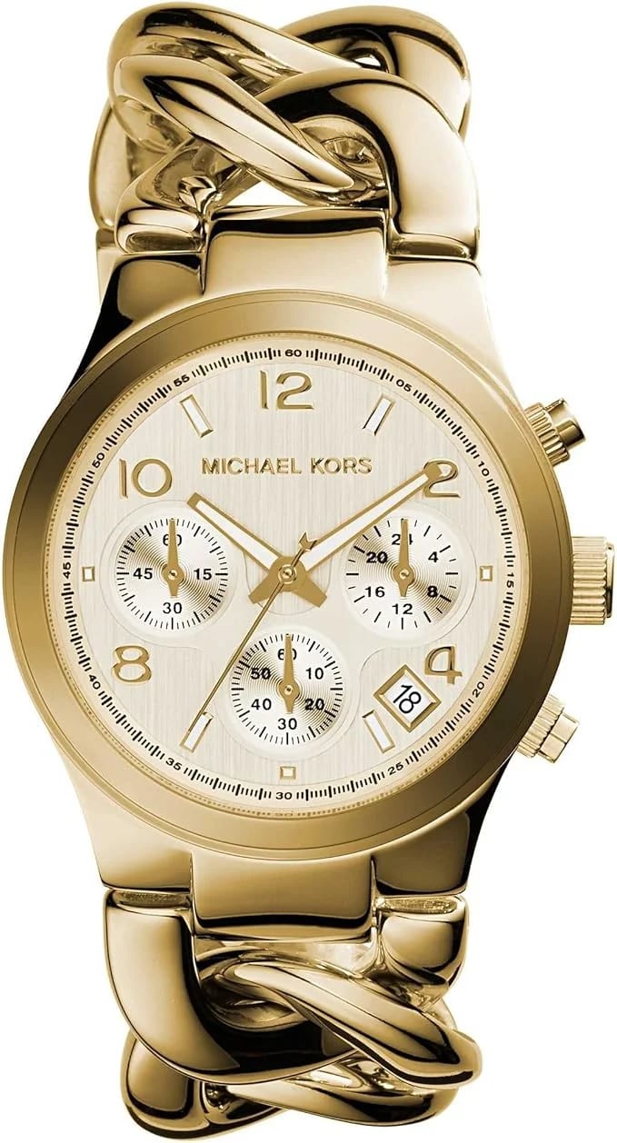 Montre Michael Kors MK3131 femme cadran doré bracelet chaîne or