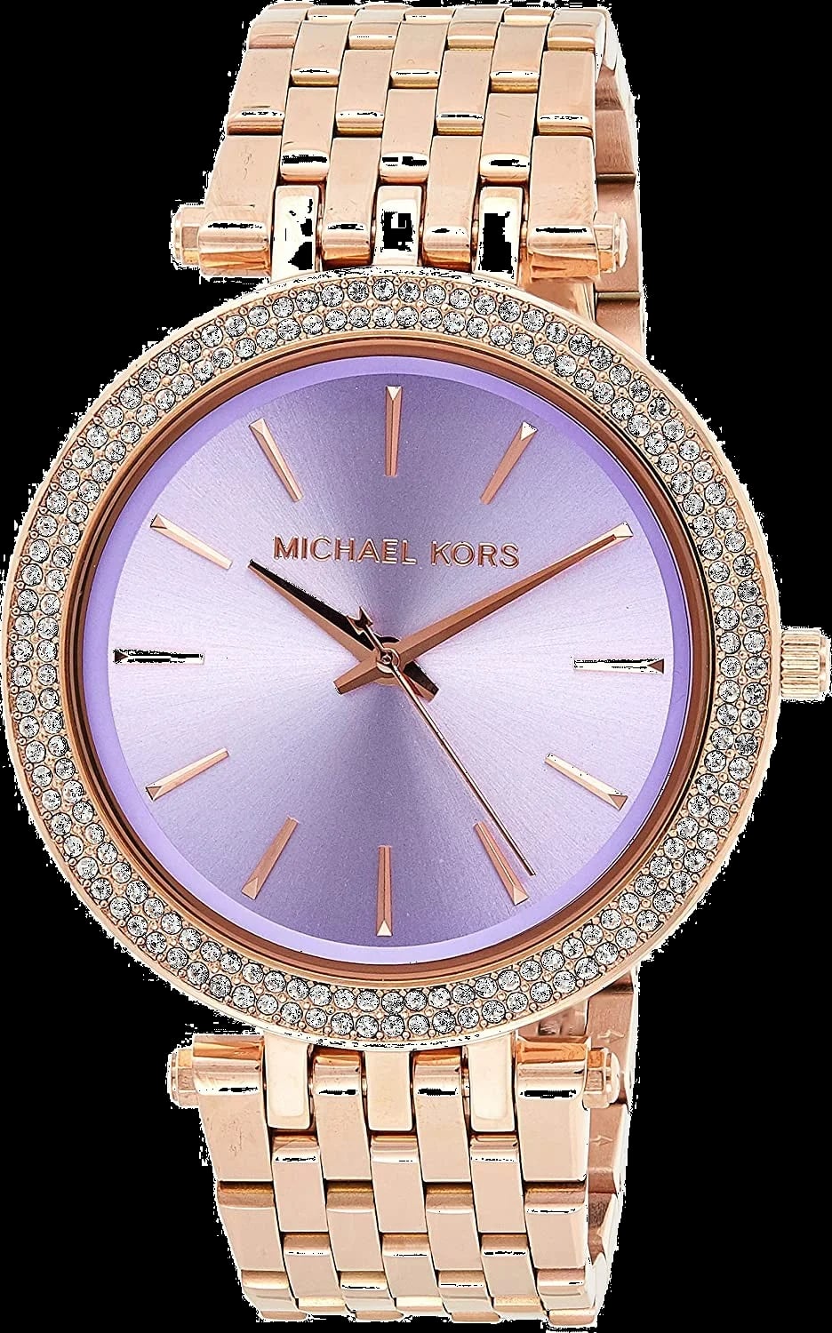 Montre Michael Kors MK3400 femme cadran violet bracelet acier inoxydable