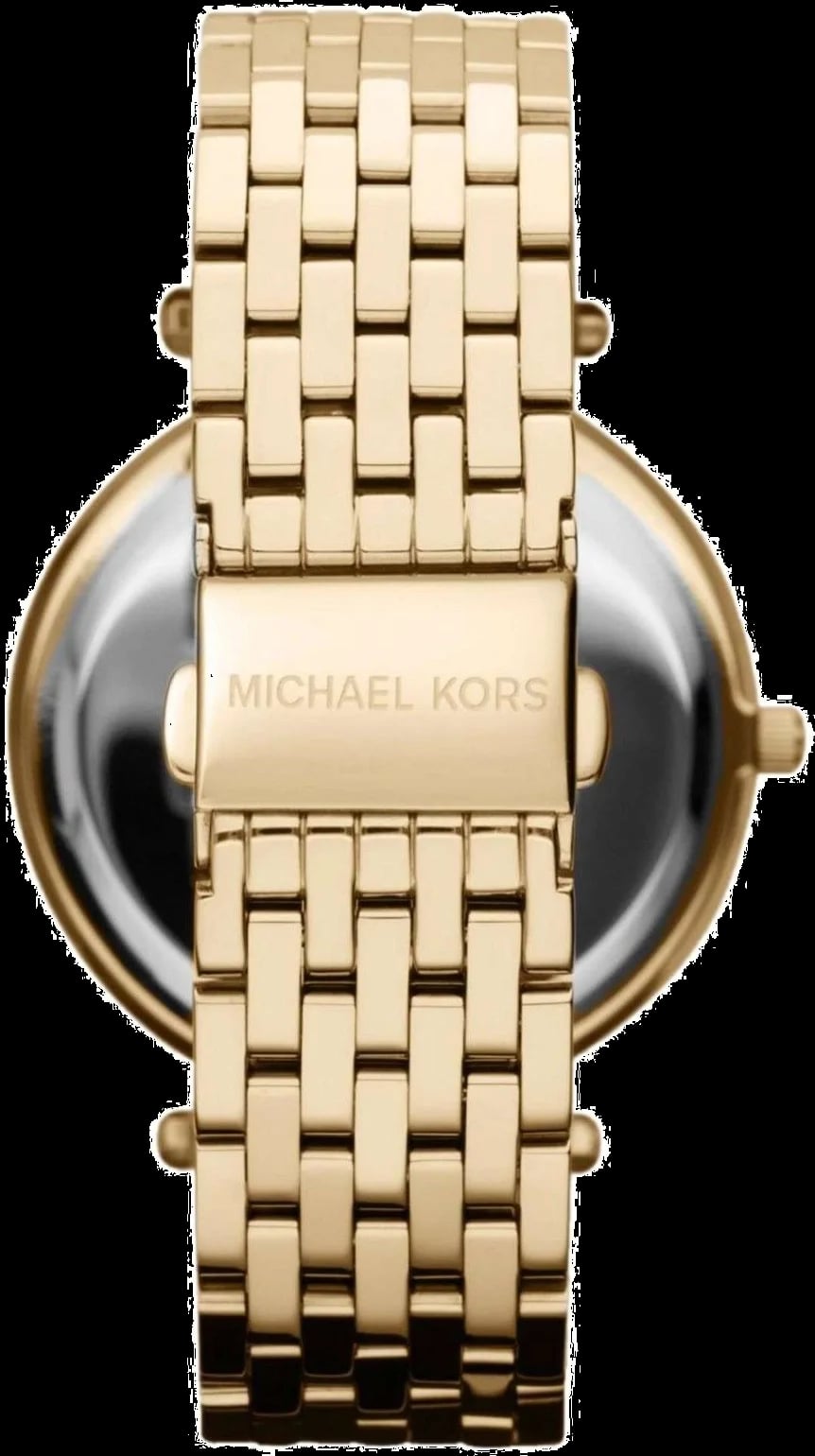 Montre Michael Kors MK3406 en Acier Doré et Cadran Bleu Nuit vue 2
