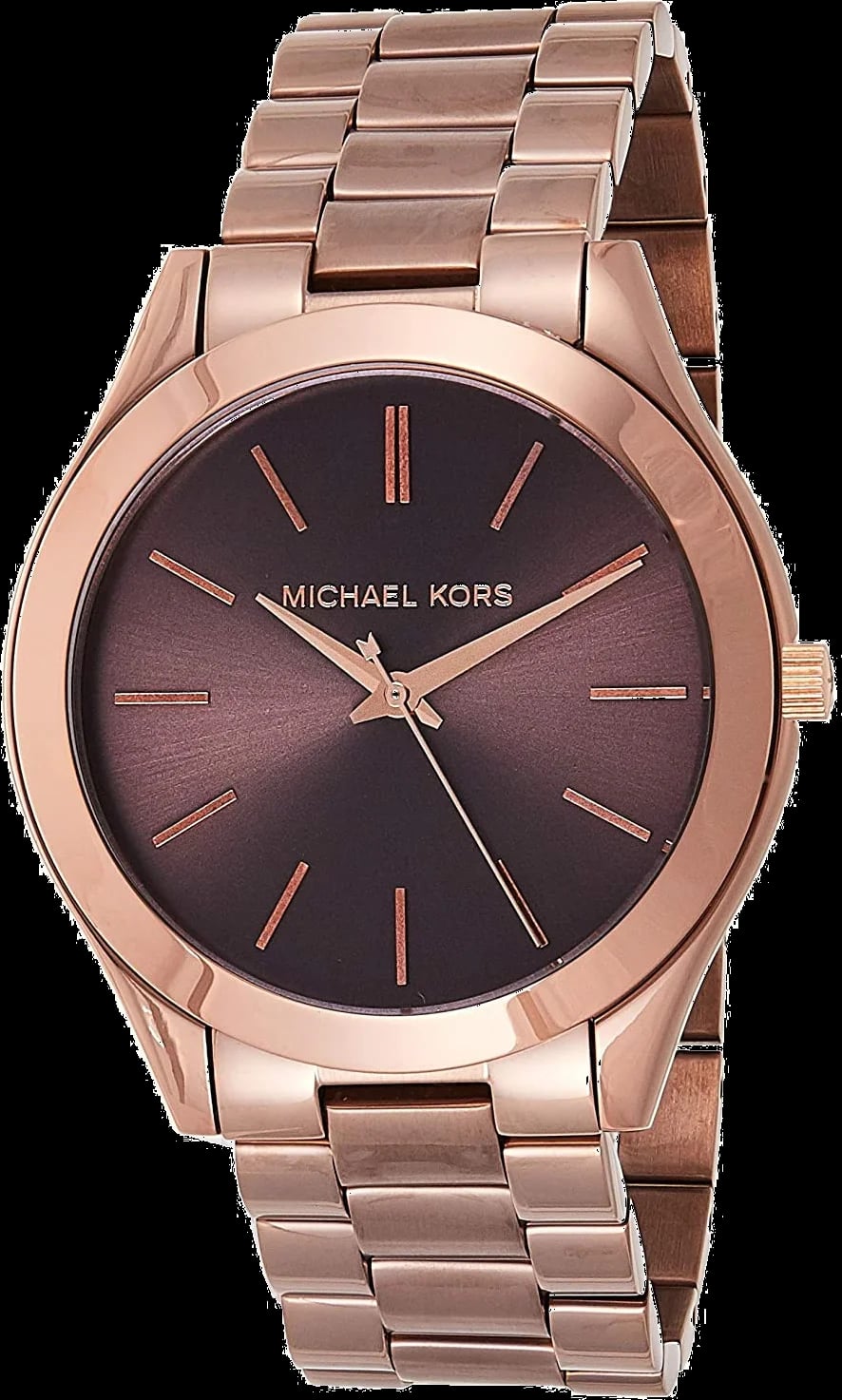 Montre femme Michael Kors MK3418 acier inoxydable cadran marron analogique