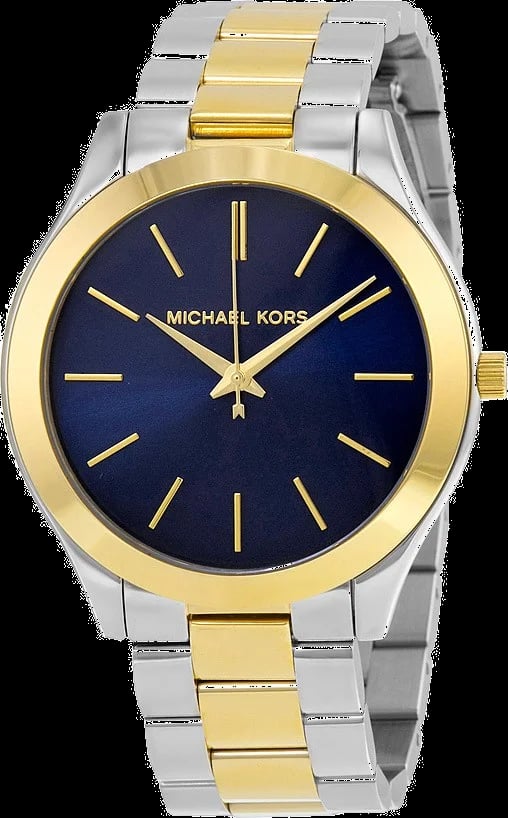 Montre Michael Kors MK3479 femme cadran bleu bracelet acier inoxydable