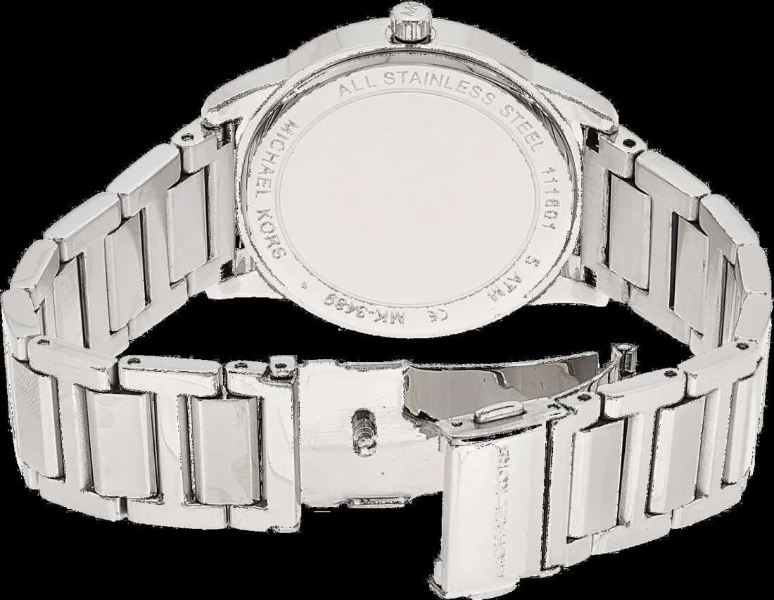 Montre Michael Kors MK3489 femme détail cadran argent