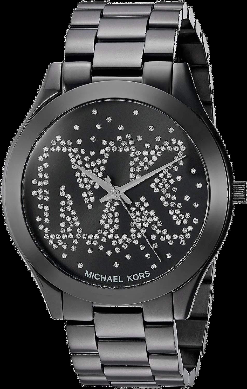 Montre Michael Kors MK3589 femme cadran noir bracelet acier inoxydable