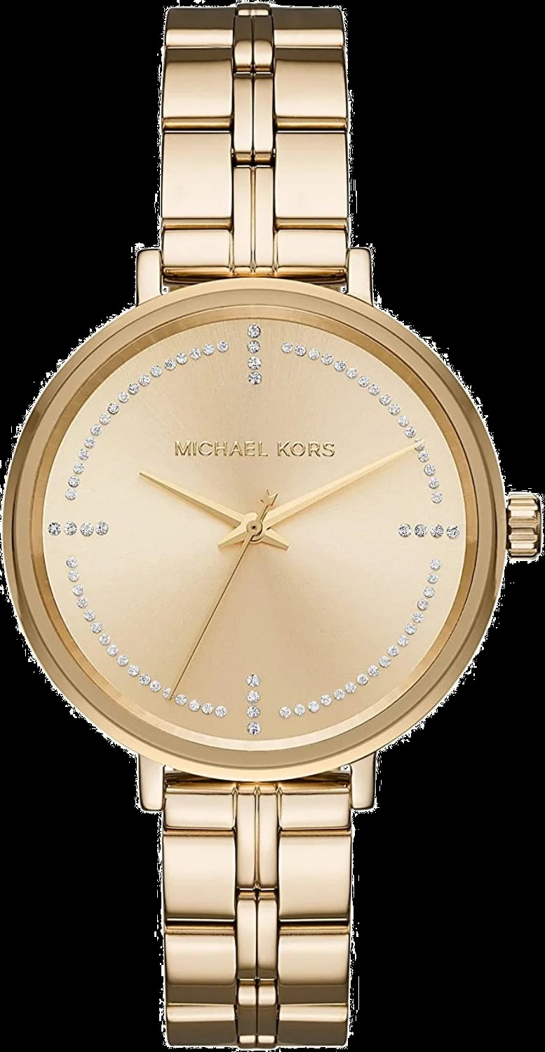 Montre Michael Kors MK3792 femme cadran doré bracelet acier inoxydable