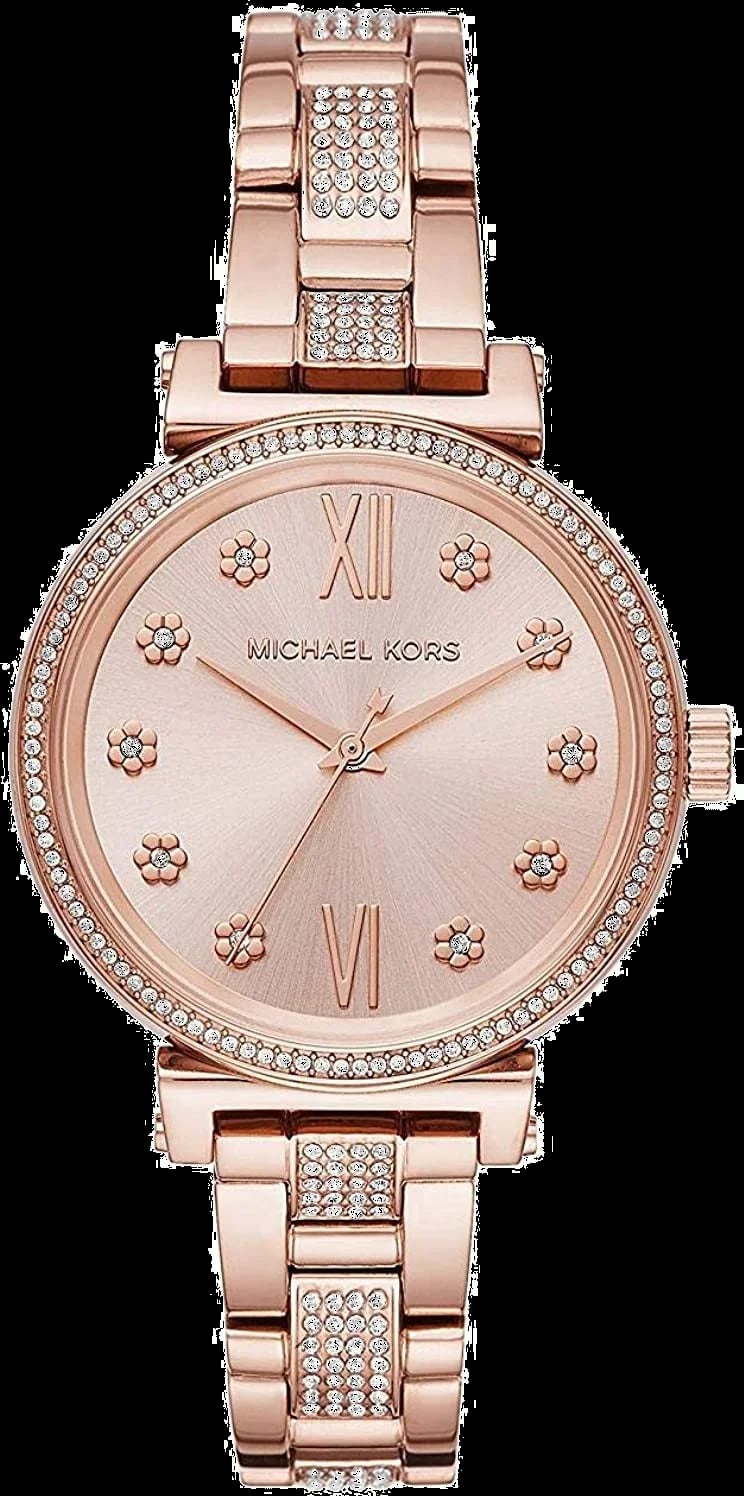Montre Michael Kors MK3882 femme cadran or rose bracelet acier inoxydable