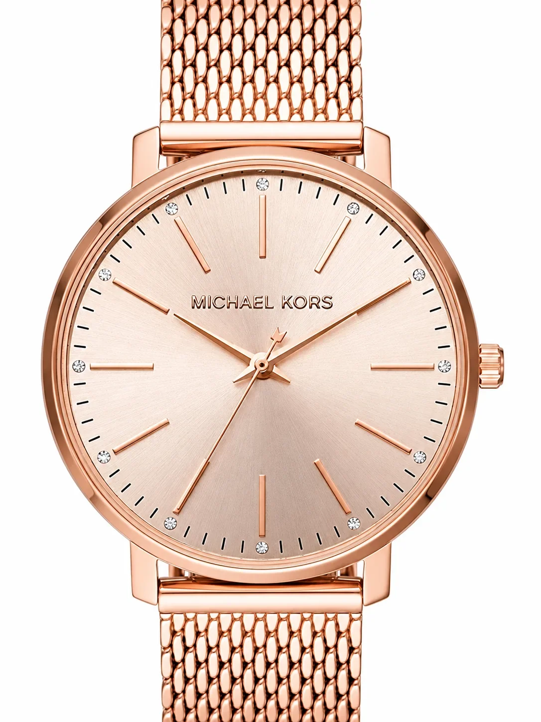 Montre Michael Kors MK4340 femme cadran or rose bracelet acier