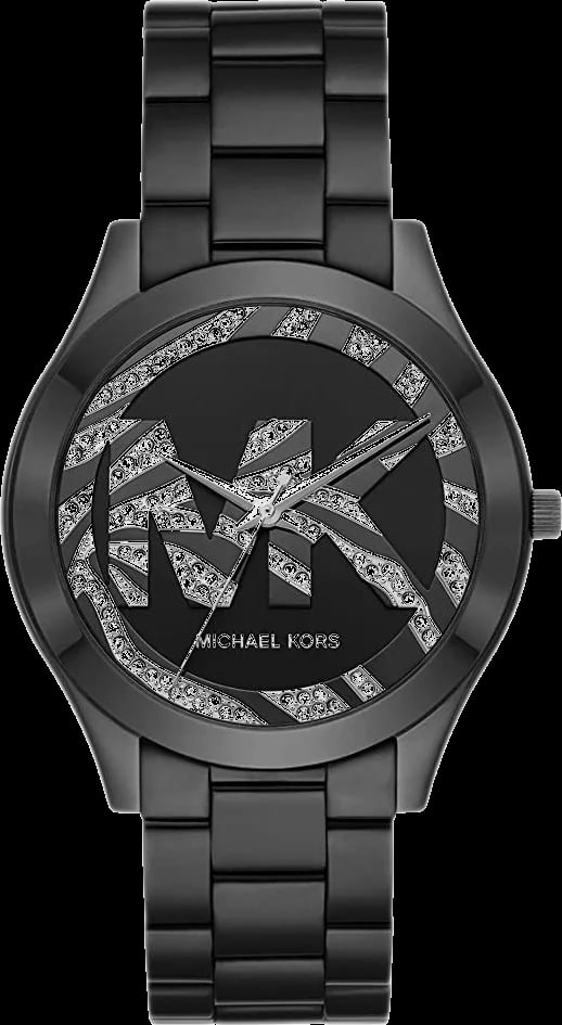 Montre Michael Kors MK4562 femme cadran noir bracelet acier inoxydable
