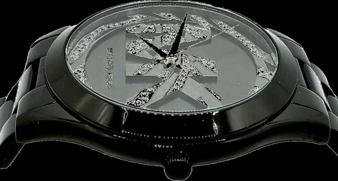 Montre Michael Kors MK4562 femme détail cadran noir