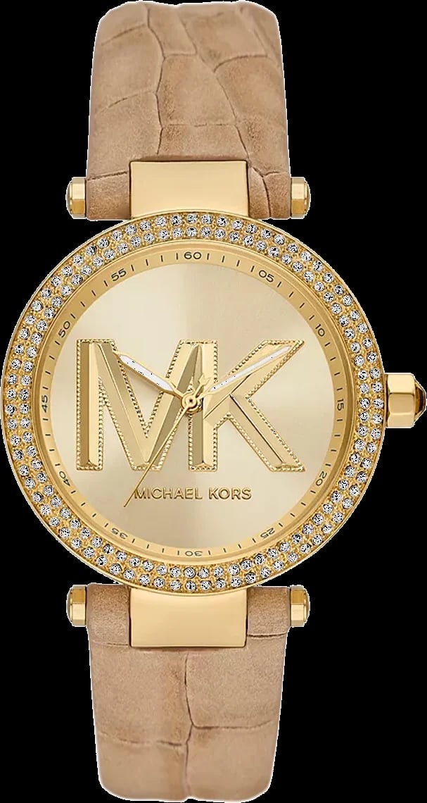 Montre Michael Kors MK4725 femme cadran doré bracelet cuir