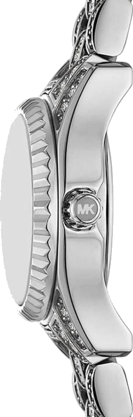 Montre Michael Kors MK4864 femme détail cadran argent