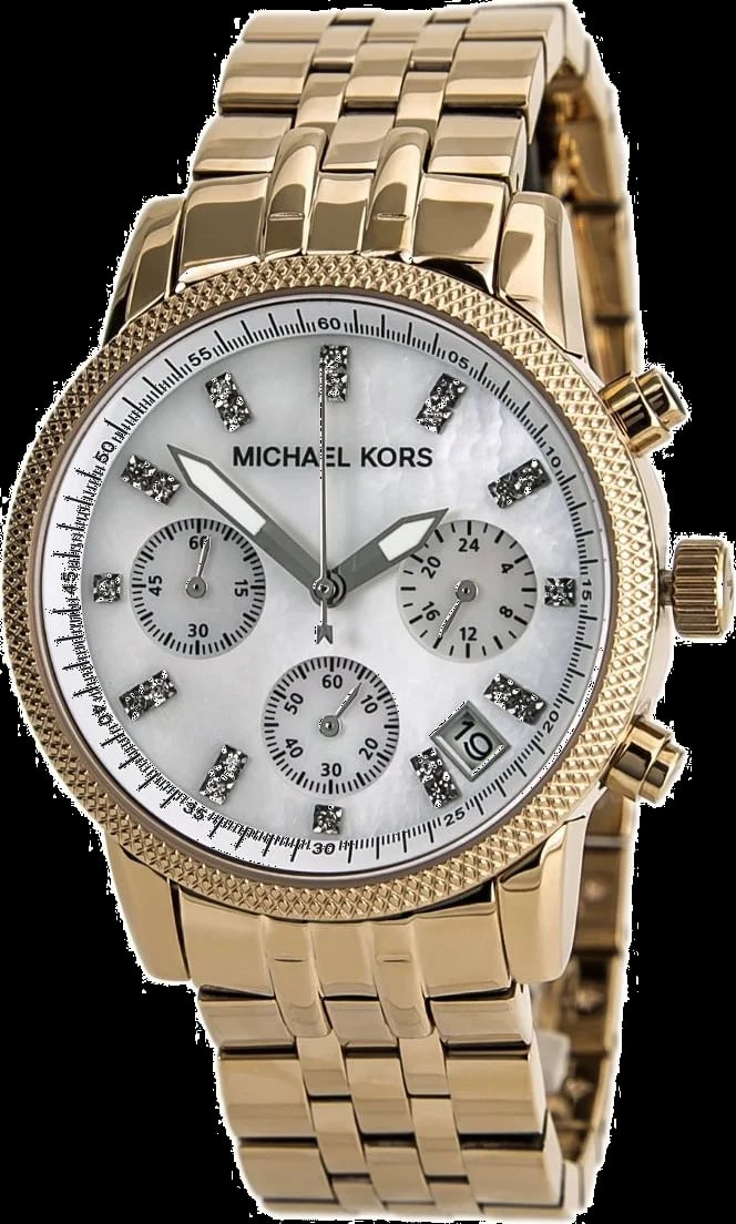 Montre Michael Kors MK5026 femme cadran blanc bracelet acier inoxydable