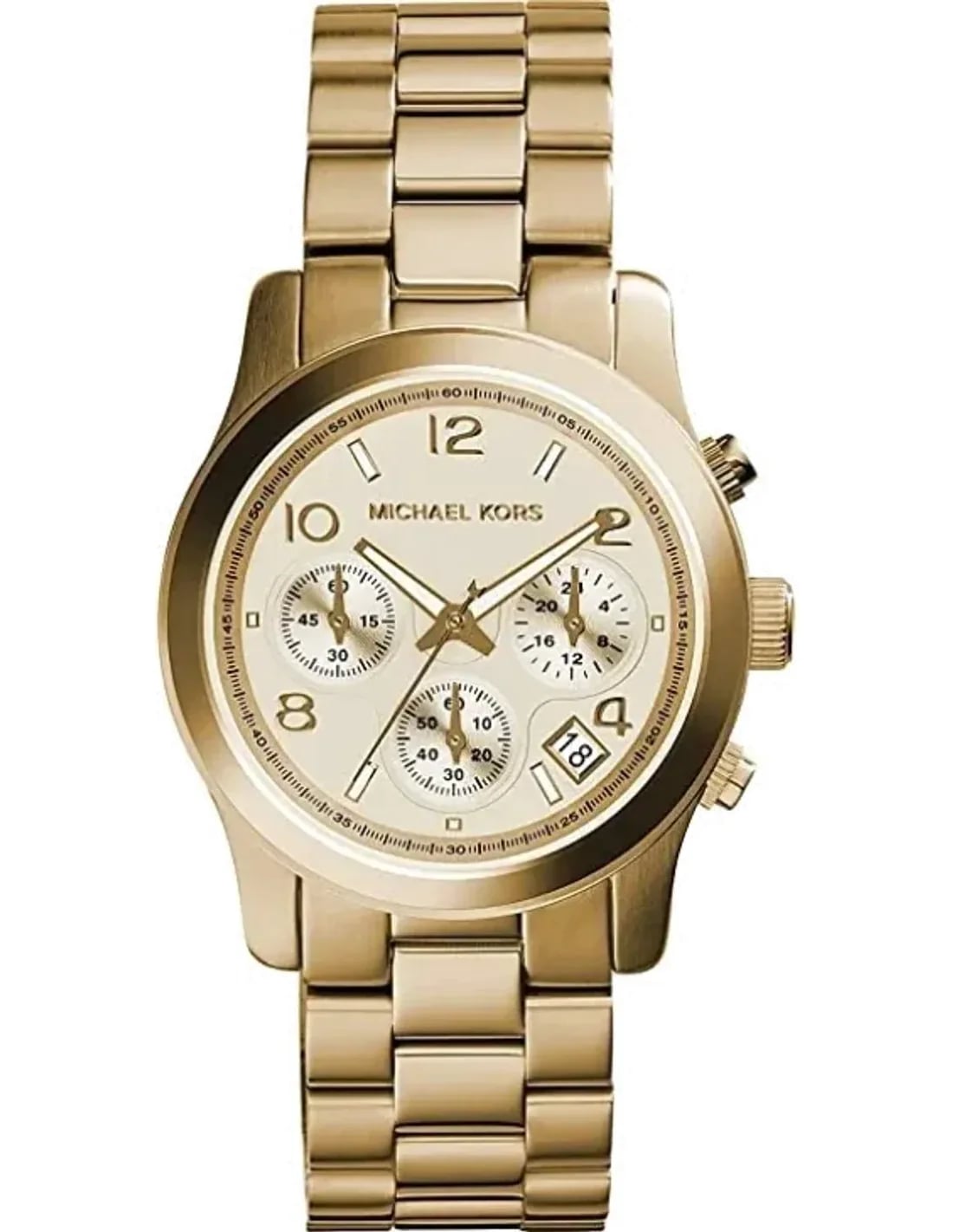 Montre Michael Kors MK5055 femme cadran doré bracelet acier inoxydable