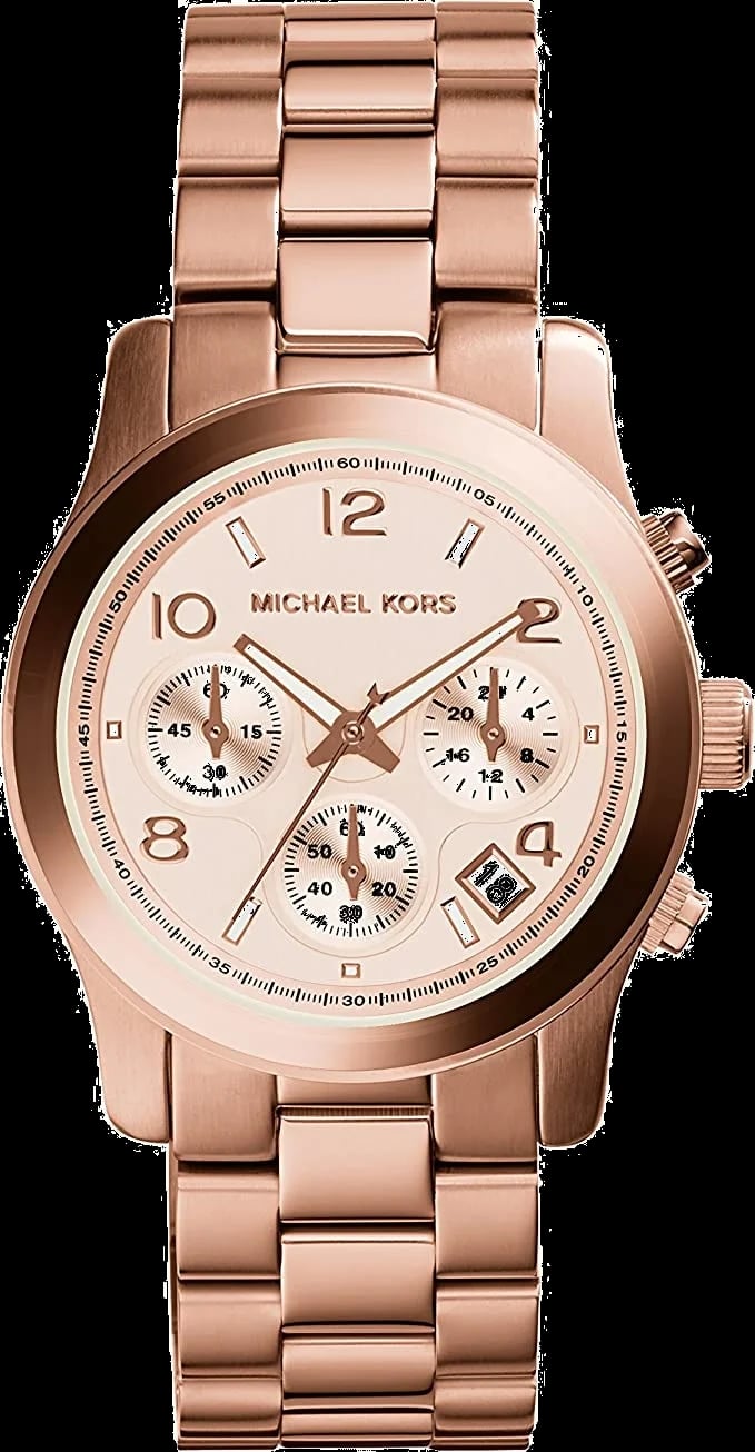 Montre Michael Kors MK5128 femme cadran or rose bracelet acier inoxydable