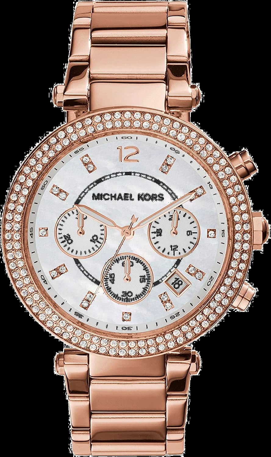 Montre Michael Kors MK5491 femme cadran blanc bracelet acier inoxydable