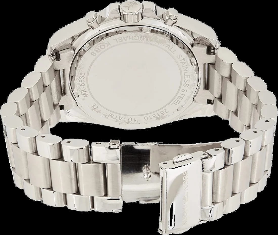 Montre Michael Kors MK5535 femme détail cadran argent