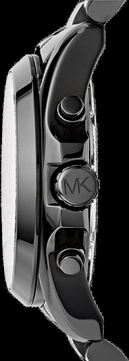 Montre Michael Kors MK5550 femme profil boîtier acier inoxydable 43mm