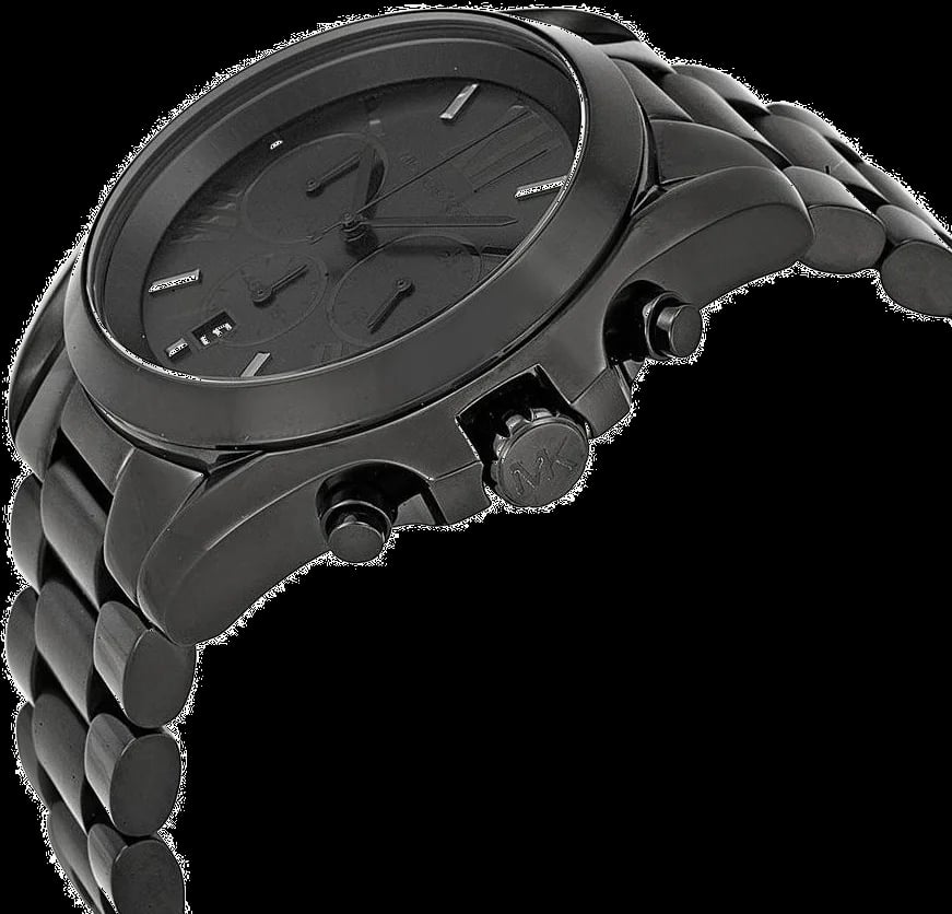 Montre Michael Kors MK5550 cadran noir index romains aiguilles chronographe
