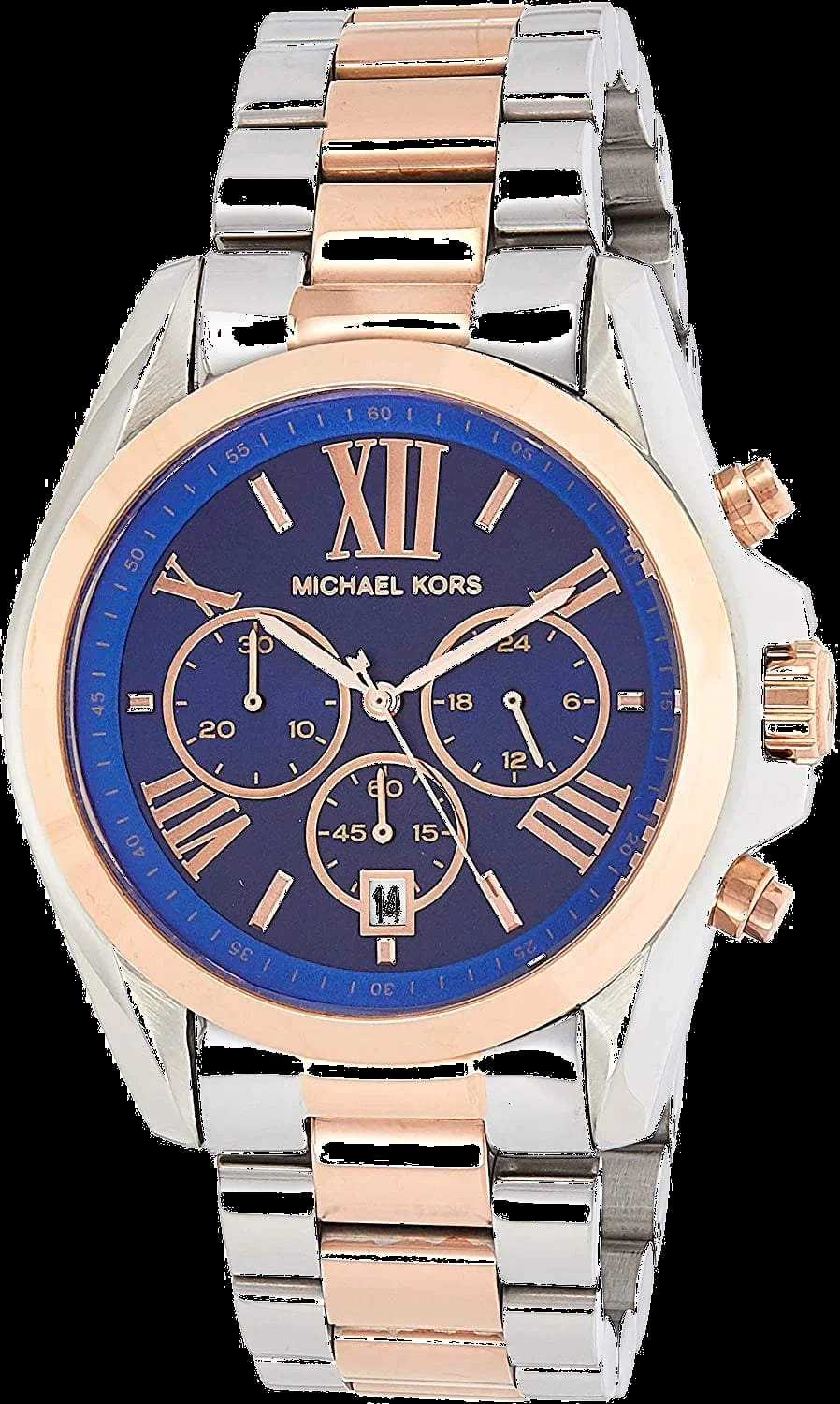 Montre Michael Kors MK5606 femme cadran bleu bracelet acier inoxydable