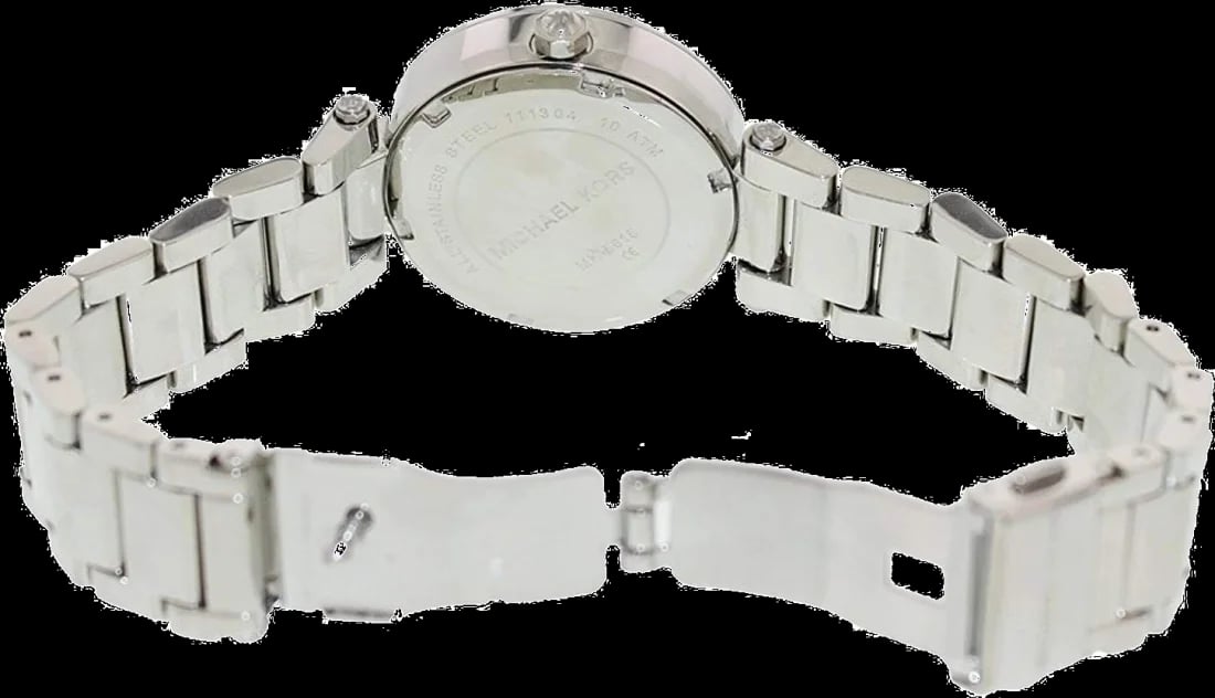Montre Michael Kors MK5615 femme détail cadran argent