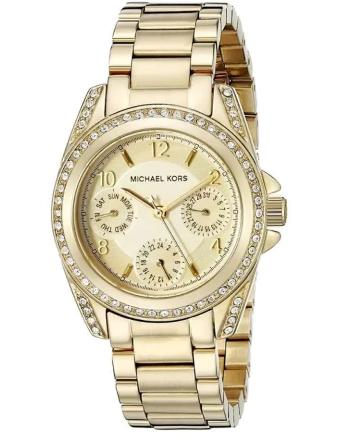 Montre Michael Kors MK5639 femme cadran doré bracelet acier inoxydable