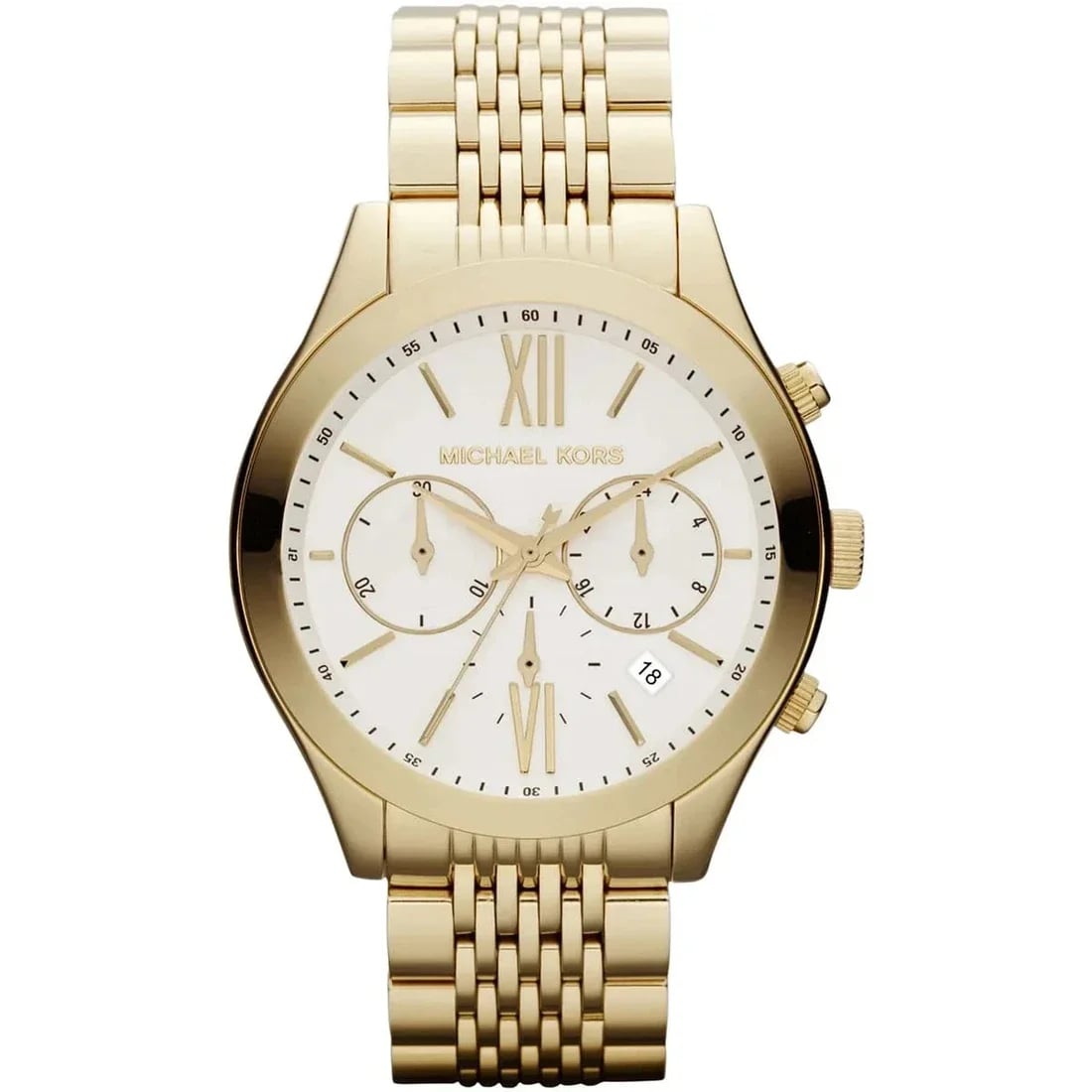 Montre Michael Kors MK5762 femme cadran blanc bracelet acier inoxydable