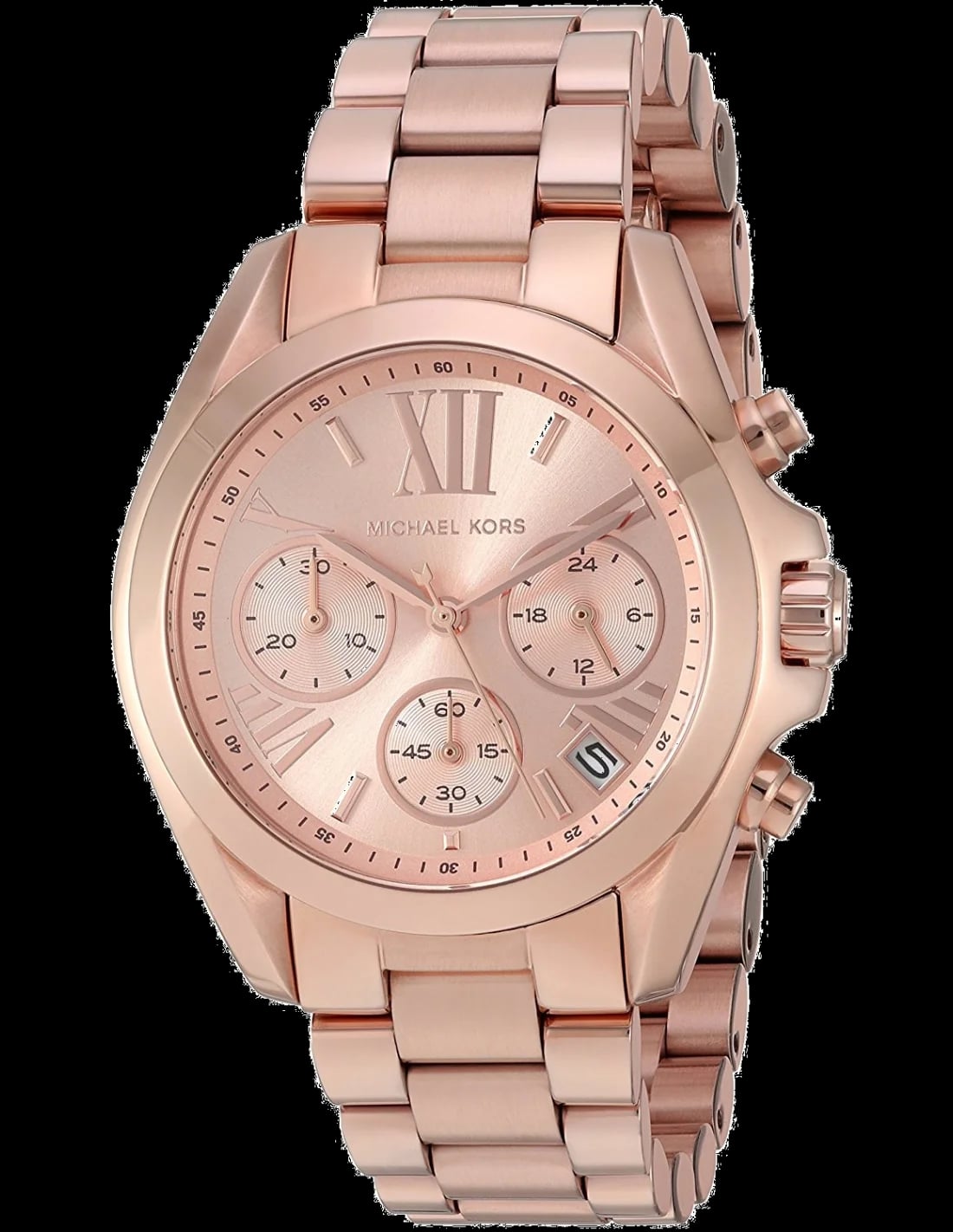 Montre Michael Kors MK5799 femme cadran or rose bracelet acier inoxydable