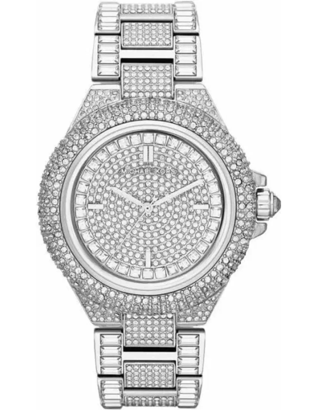 Montre Michael Kors MK5869 Camille femme cadran argenté cristaux 43mm