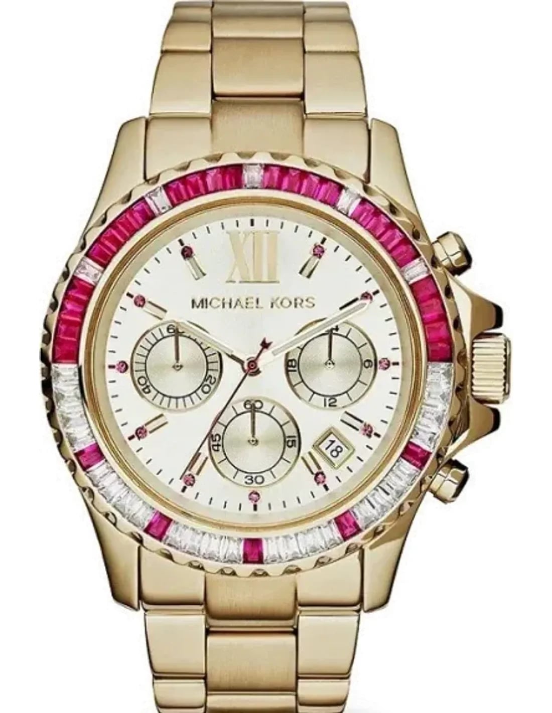 Montre Michael Kors MK5871 femme cadran doré bracelet acier inoxydable