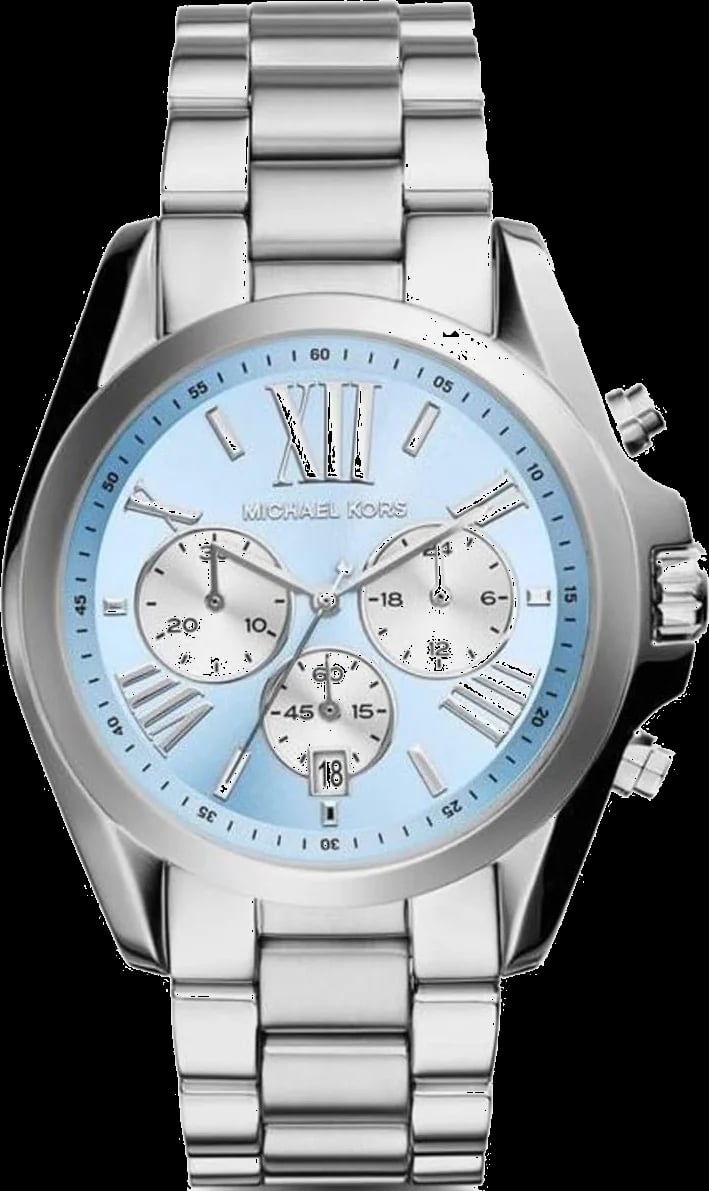 Montre Michael Kors MK6099 cadran turquoise sunburst, aiguilles dorées, style chic et décontracté