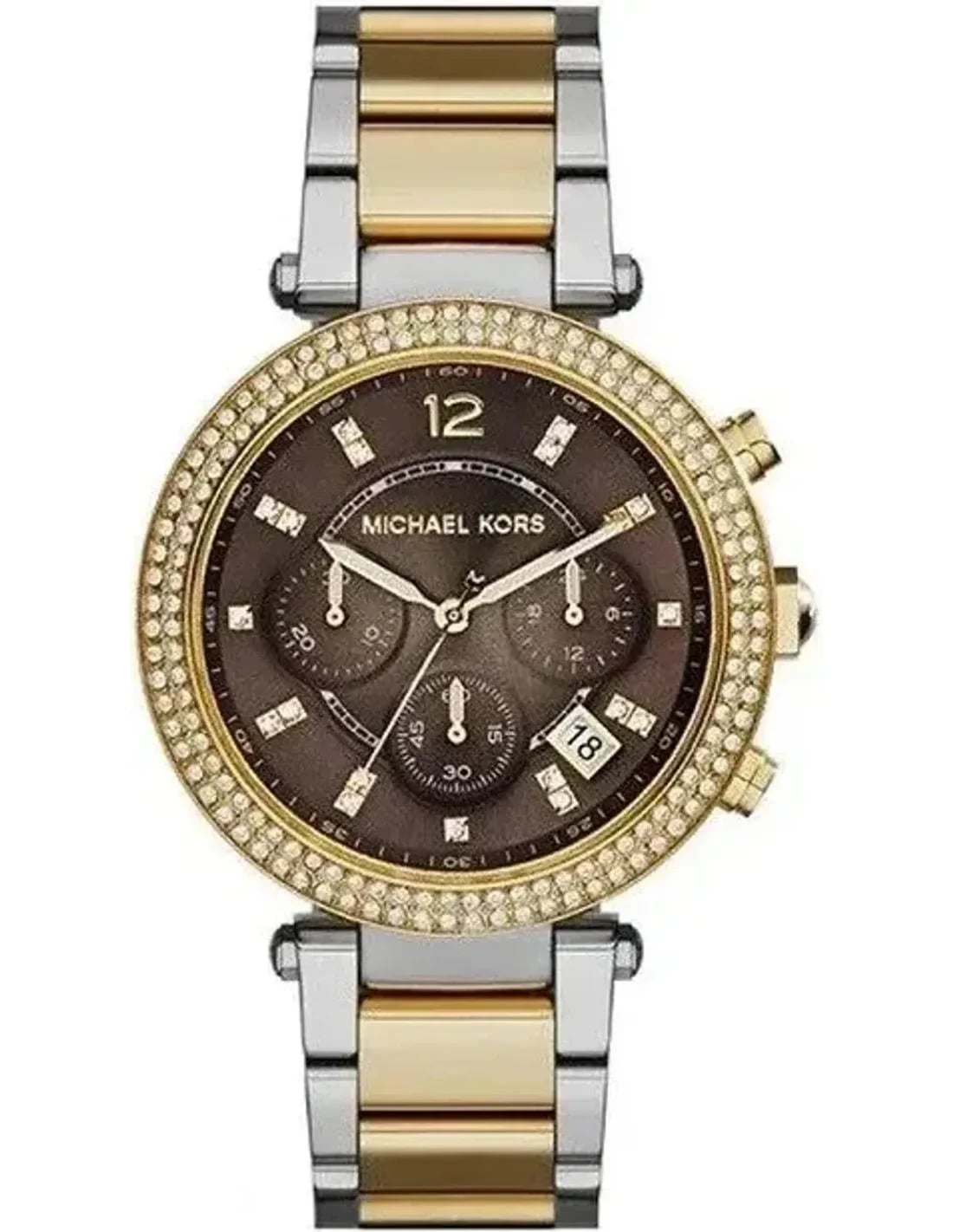Montre Michael Kors MK6118 femme cadran marron bracelet acier inoxydable