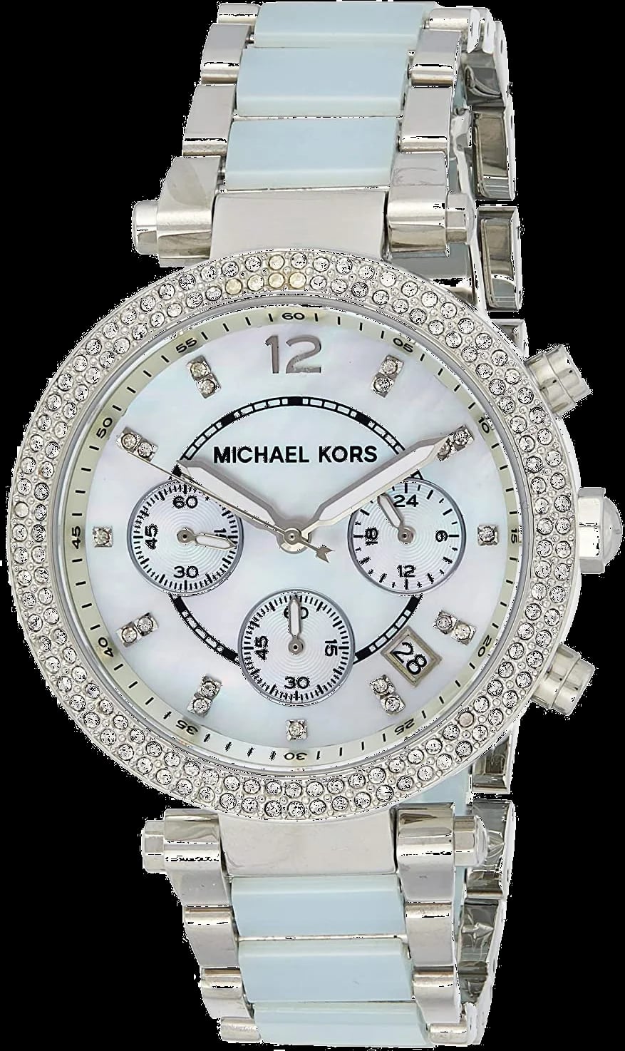 Montre Michael Kors MK6138 femme cadran blanc bracelet acier inoxydable