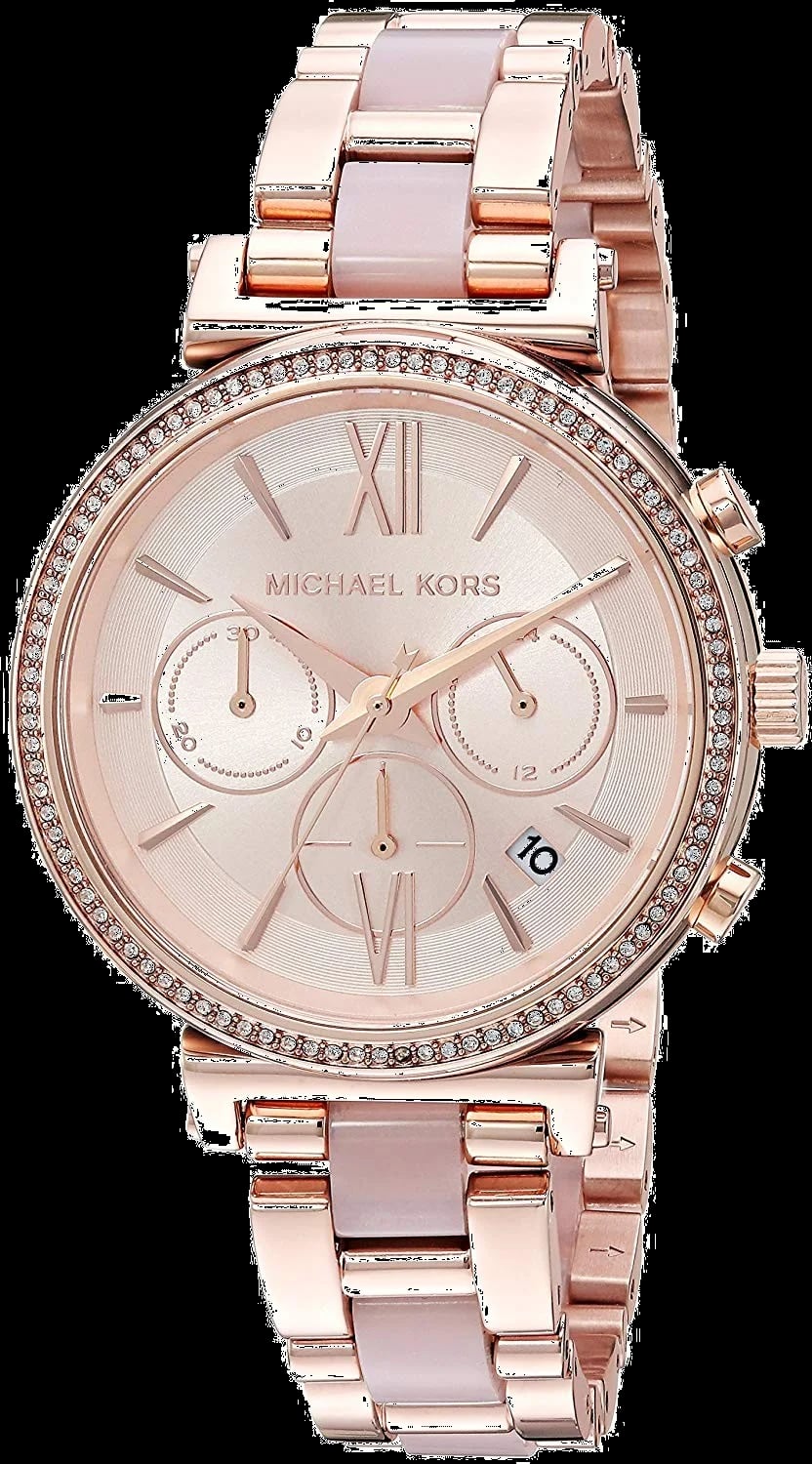 Montre Michael Kors MK6560 femme cadran or rose bracelet acier inoxydable