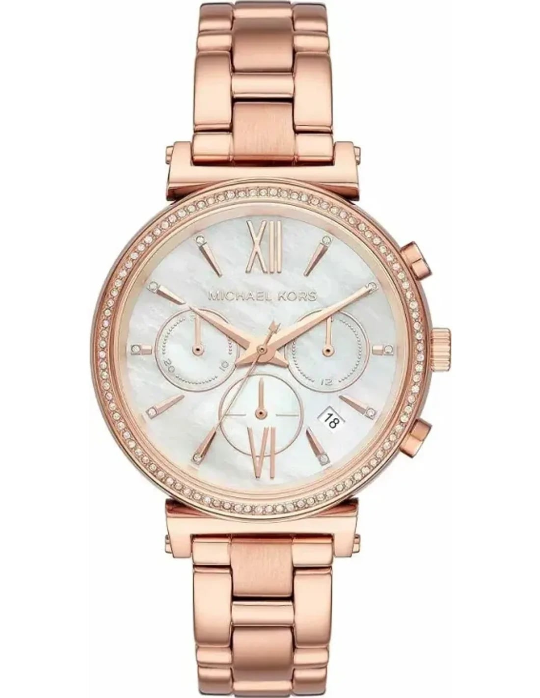 Montre Michael Kors MK6576 femme cadran nacre bracelet acier inoxydable