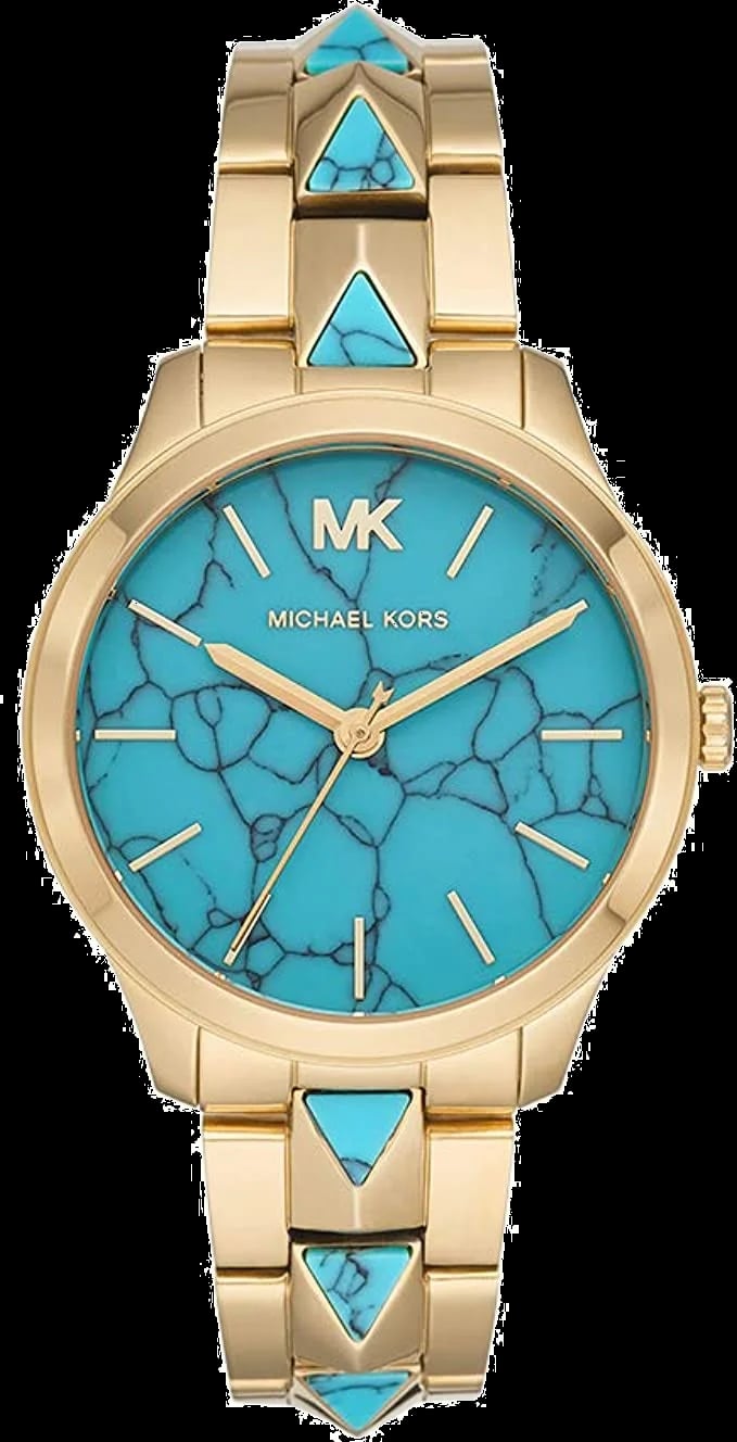 Montre Michael Kors MK6670 femme cadran bleu bracelet acier inoxydable