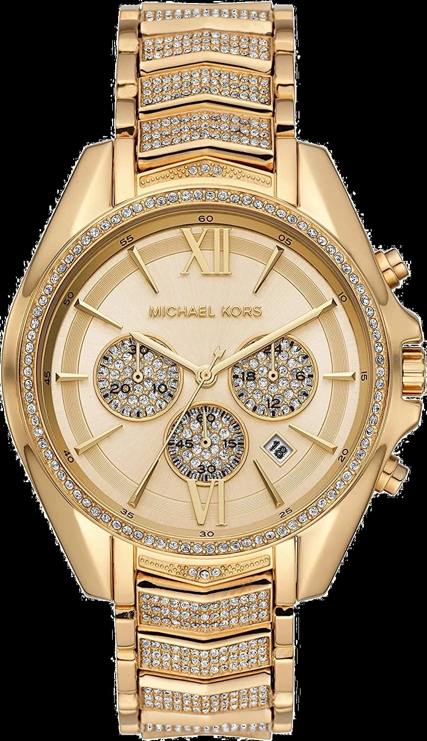 Montre Michael Kors MK6729 femme cadran doré bracelet acier inoxydable