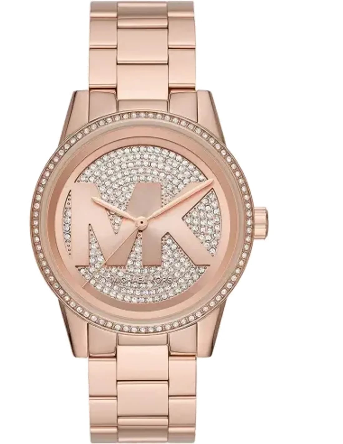Montre Michael Kors MK6863 femme cadran or rose bracelet acier