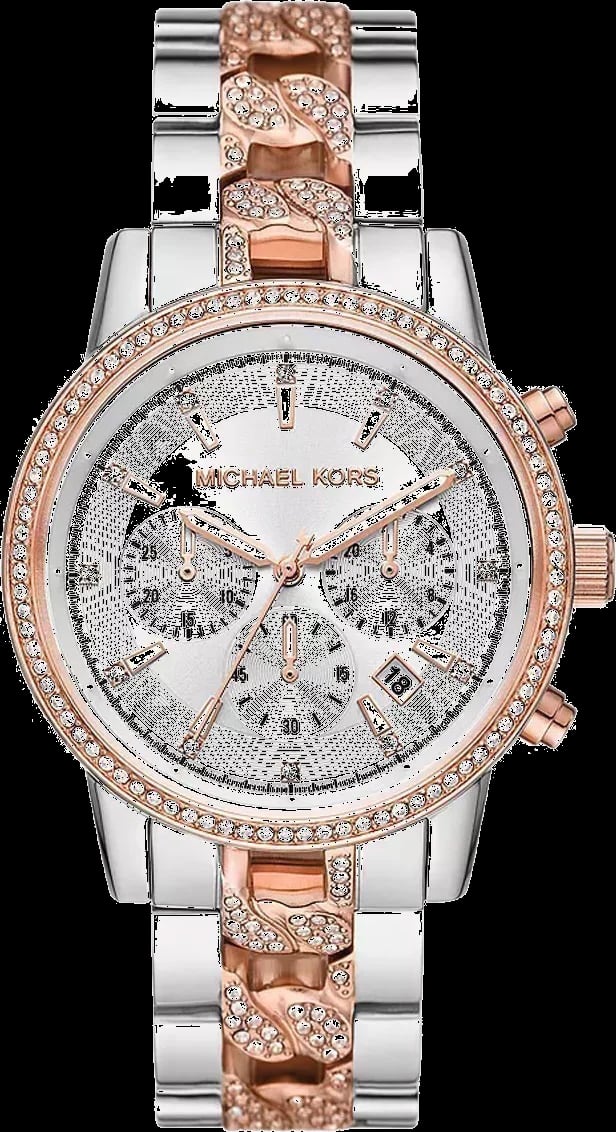 Montre Michael Kors MK6938 femme cadran blanc bracelet acier inoxydable